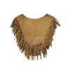 Fringe Cape Shawl Leather For Woman CPW505 - Image 5