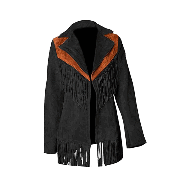 Suede Fringe Jacket