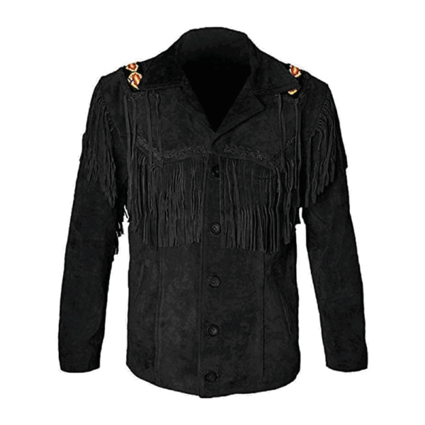 Black Fringe Jacket