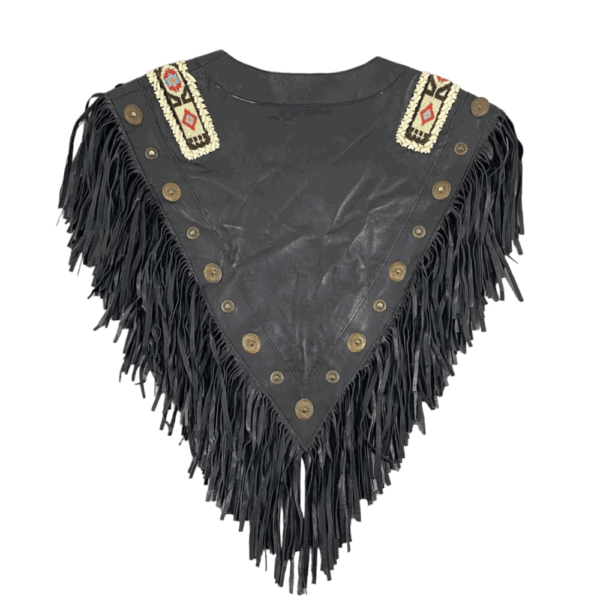 BLACK-SUEDE SHOULDER COVER