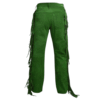 Fringe Leather Pants For Men's in Green MFP307 - Image 3