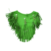 Fringe Cape Shawl Leather For Woman CPW505 - Image 7