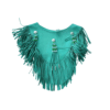 Fringe Cape Shawl Leather For Woman CPW505 - Image 12