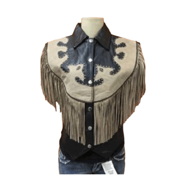 FRINGE LEATHER VEST