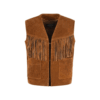MENS-WESTERN-VEST-BROWN