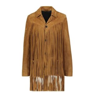 Long fringe coat